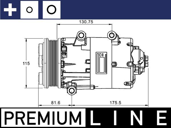 MAHLE Klímakompresszor ACP1331000P_MAHLE