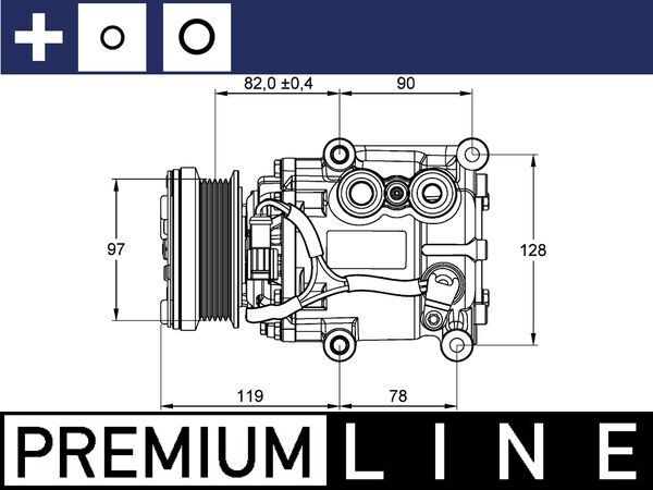 MAHLE Klímakompresszor ACP22000P_MAHLE