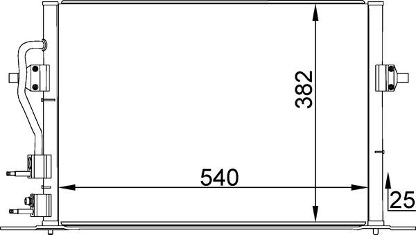 MAHLE Klímahűtő AC158000S_MAHLE