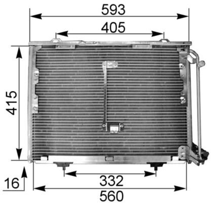 MAHLE Klímahűtő AC168001S_MAHLE