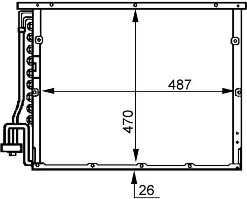 MAHLE Klímahűtő AC179000S_MAHLE