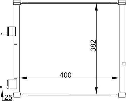 MAHLE Klímahűtő AC184000S_MAHLE