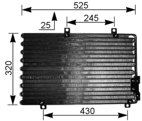 MAHLE Klímahűtő AC195000S_MAHLE