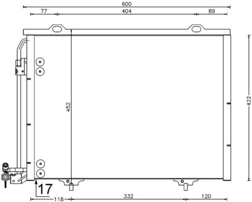 MAHLE Klímahűtő AC211001S_MAHLE