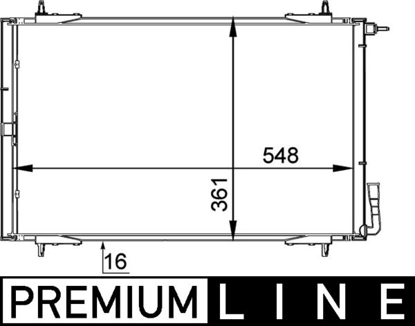 MAHLE Klímahűtő AC220000P_MAHLE