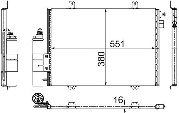 MAHLE Klímahűtő AC221000S_MAHLE