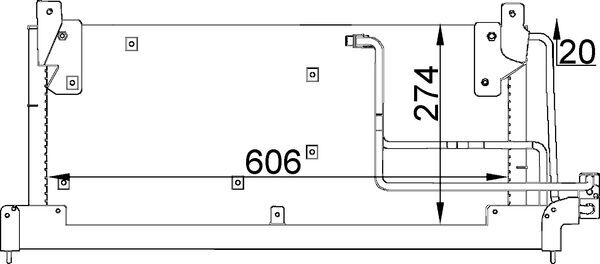 MAHLE Klímahűtő AC223000S_MAHLE