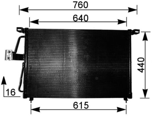 MAHLE Klímahűtő AC224000S_MAHLE