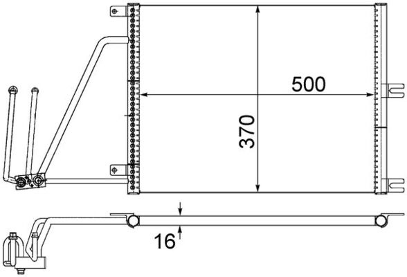 MAHLE Klímahűtő AC226000S_MAHLE