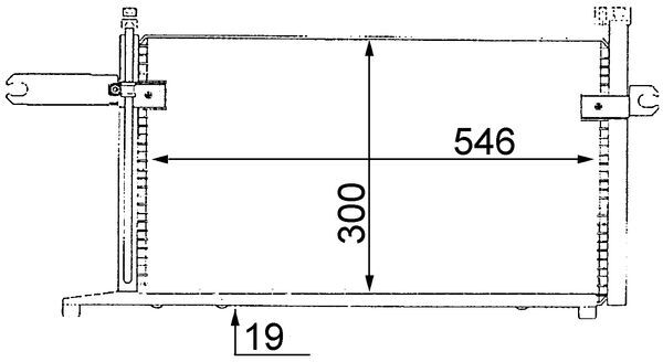 MAHLE Klímahűtő AC240000S_MAHLE