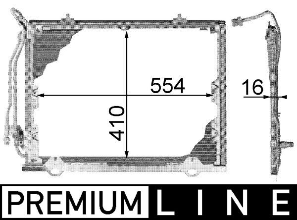 MAHLE Klímahűtő AC243000P_MAHLE