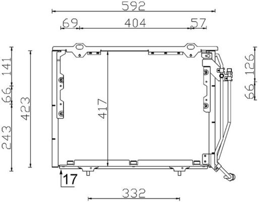 MAHLE Klímahűtő AC243000S_MAHLE