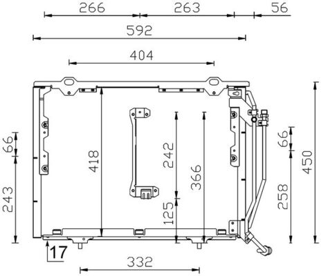 MAHLE Klímahűtő AC244001S_MAHLE