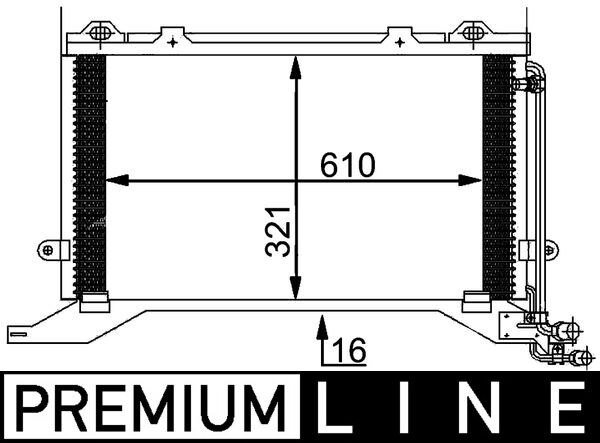 MAHLE Klímahűtő AC248000P_MAHLE