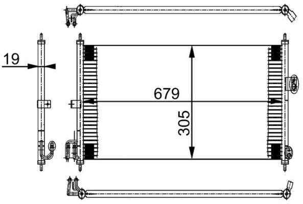 MAHLE Klímahűtő AC252000S_MAHLE