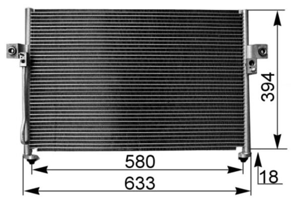 MAHLE Klímahűtő AC262000S_MAHLE