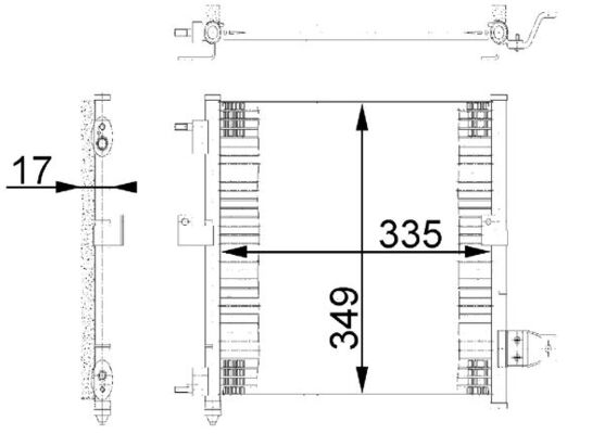 MAHLE Klímahűtő AC264000S_MAHLE