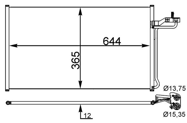 MAHLE Klímahűtő AC27000S_MAHLE