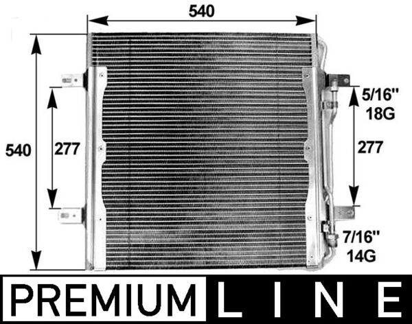 MAHLE Klímahűtő AC284000P_MAHLE