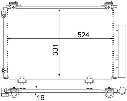 MAHLE Klímahűtő AC292000S_MAHLE