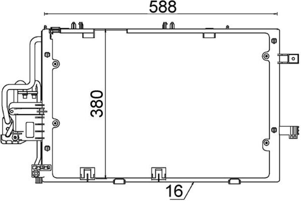 MAHLE Klímahűtő AC308000S_MAHLE