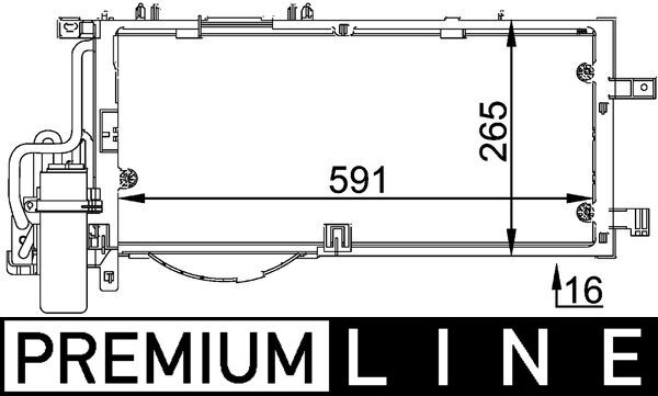 MAHLE Klímahűtő AC309000P_MAHLE