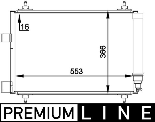 MAHLE Klímahűtő AC314000P_MAHLE