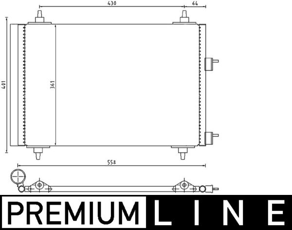 MAHLE Klímahűtő AC315000P_MAHLE