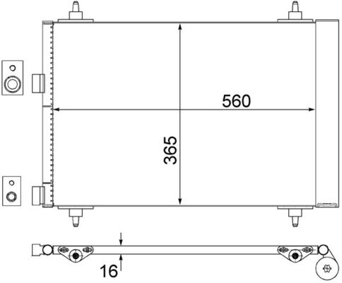 MAHLE Klímahűtő AC315000S_MAHLE