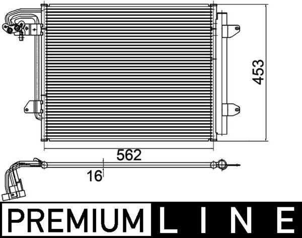 MAHLE Klímahűtő AC325000P_MAHLE