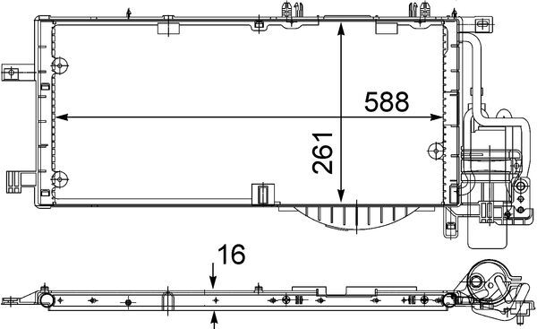 MAHLE Klímahűtő AC336000S_MAHLE