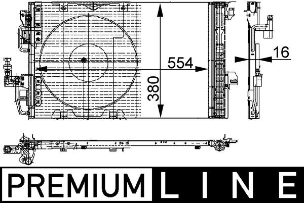 MAHLE Klímahűtő AC337000P_MAHLE