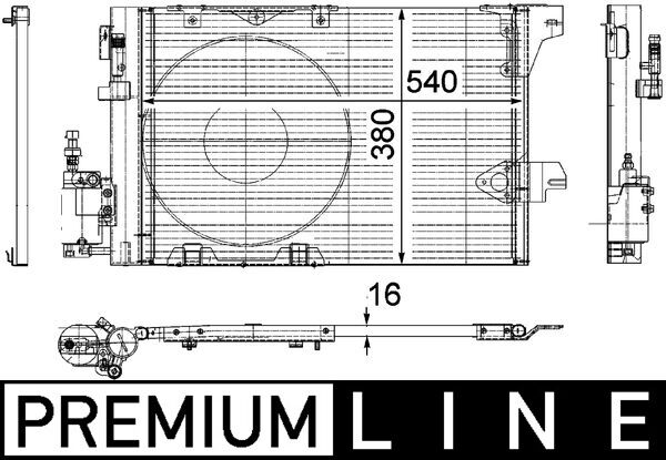 MAHLE Klímahűtő AC339000P_MAHLE