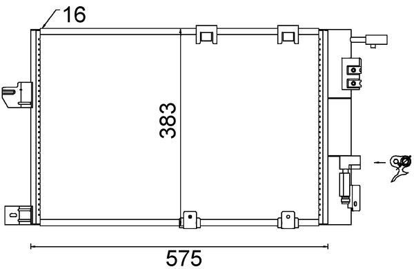 MAHLE Klímahűtő AC339000S_MAHLE