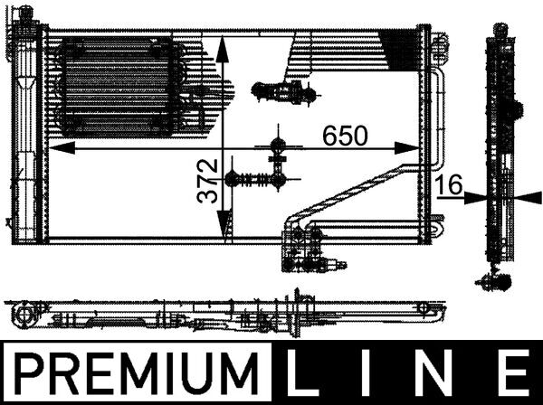 MAHLE Klímahűtő AC346000P_MAHLE