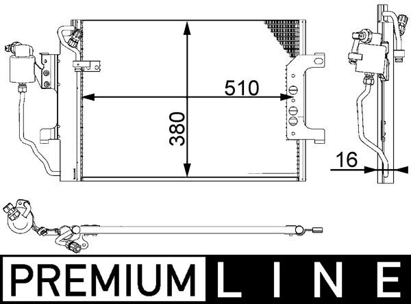 MAHLE Klímahűtő AC348000P_MAHLE