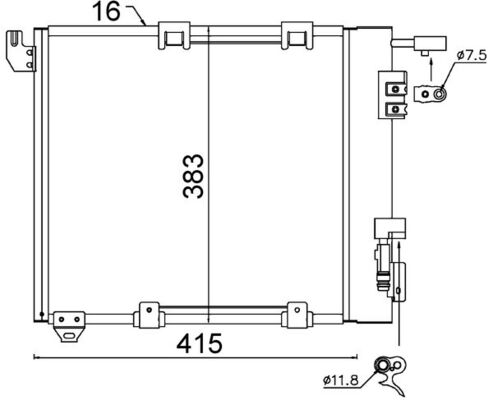 MAHLE Klímahűtő AC349000S_MAHLE