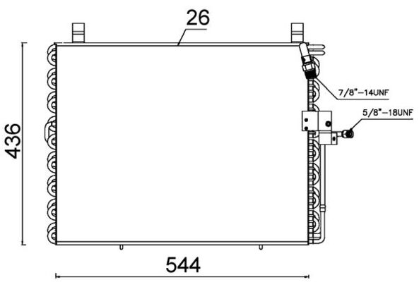 MAHLE Klímahűtő AC357000S_MAHLE