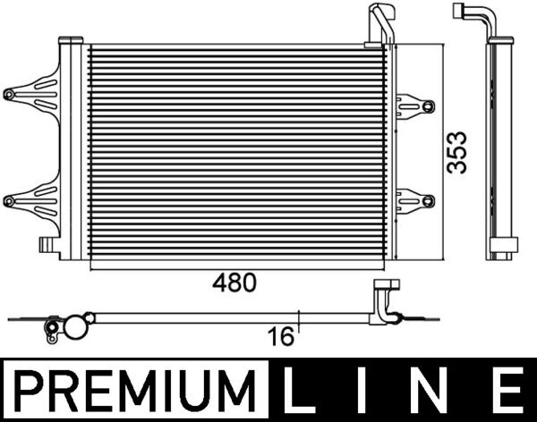 MAHLE Klímahűtő AC359000P_MAHLE