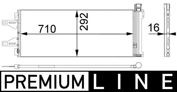 MAHLE Klímahűtő AC368000P_MAHLE