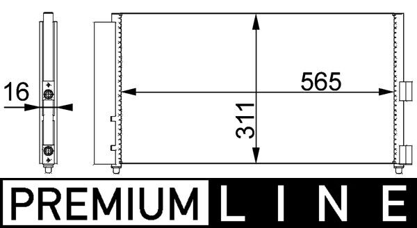 MAHLE Klímahűtő AC372000P_MAHLE