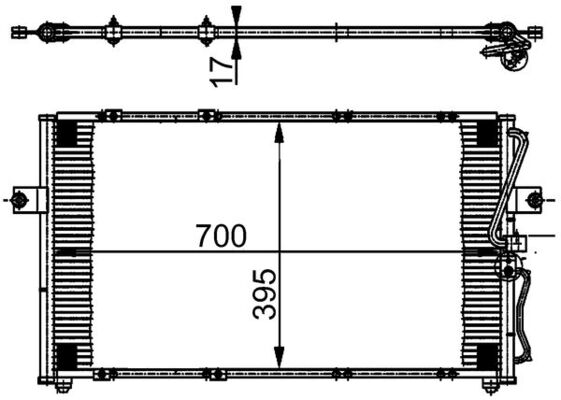 MAHLE Klímahűtő AC379000S_MAHLE