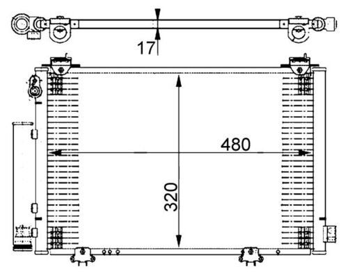 MAHLE Klímahűtő AC385000S_MAHLE