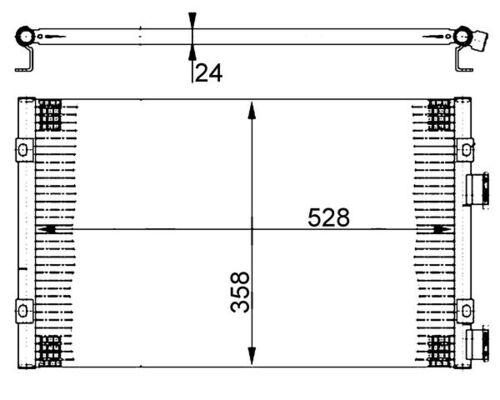 MAHLE Klímahűtő AC389000S_MAHLE