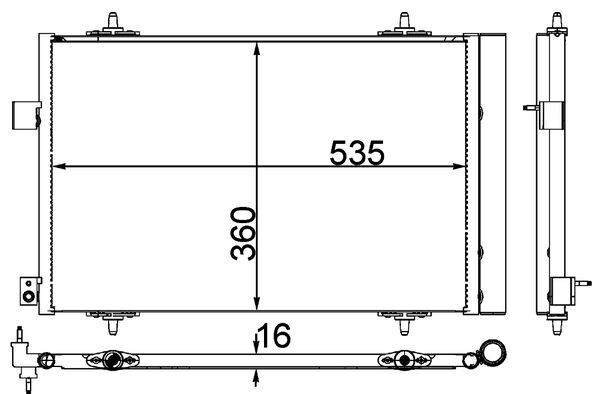 MAHLE Klímahűtő AC39000P_MAHLE