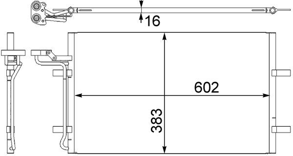 MAHLE Klímahűtő AC410001S_MAHLE