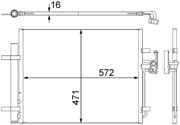 MAHLE Klímahűtő AC441000S_MAHLE