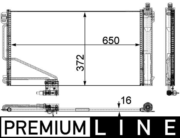 MAHLE Klímahűtő AC448000P_MAHLE