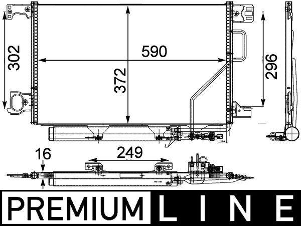 MAHLE Klímahűtő AC450000P_MAHLE