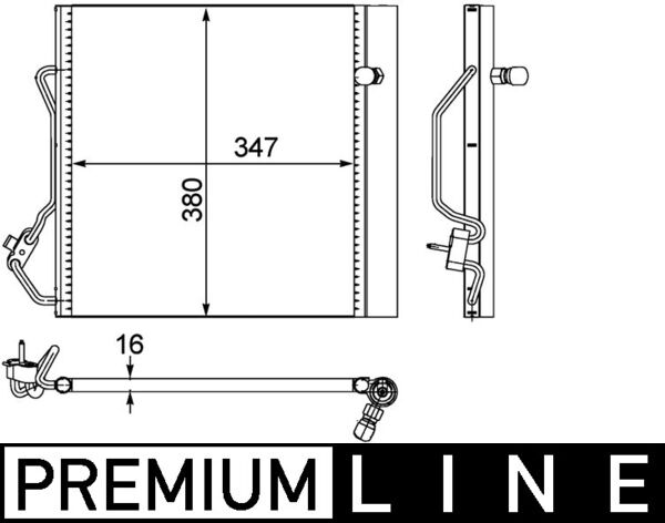 MAHLE Klímahűtő AC451000P_MAHLE